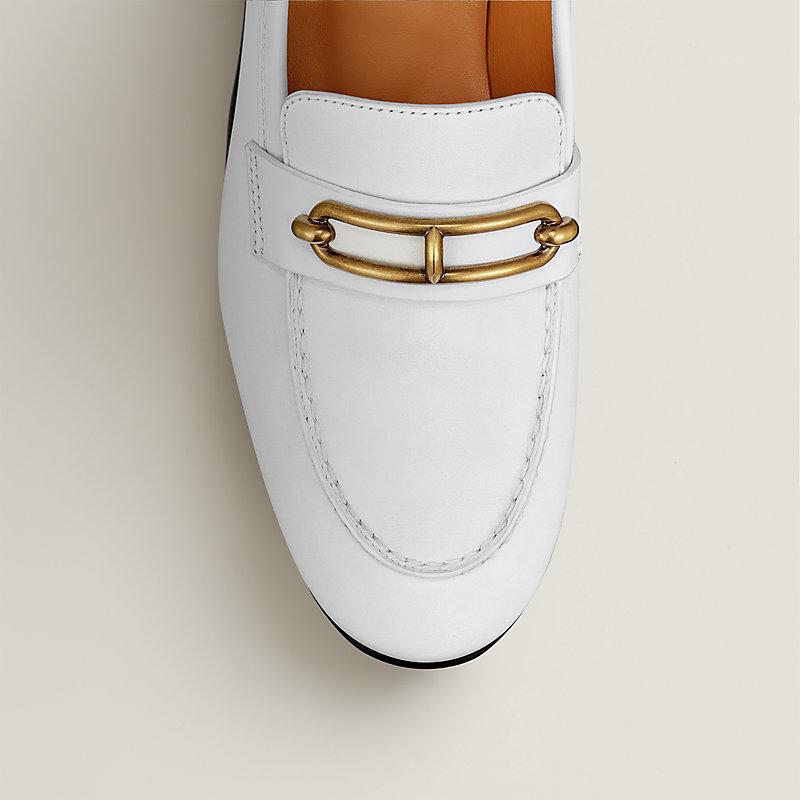 Giày Hermes Colette Loafer Nữ Trắng